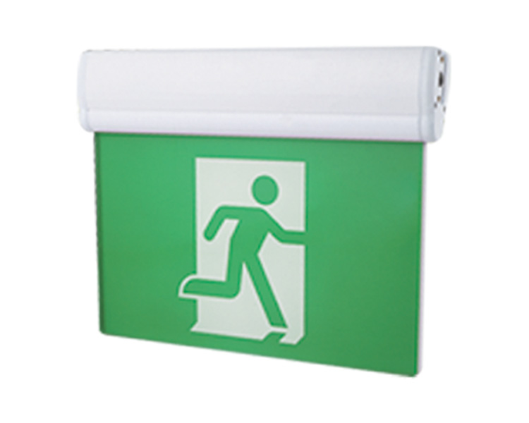 Jelrm aluminium 6 inch lopende man LED nooduitgang bord