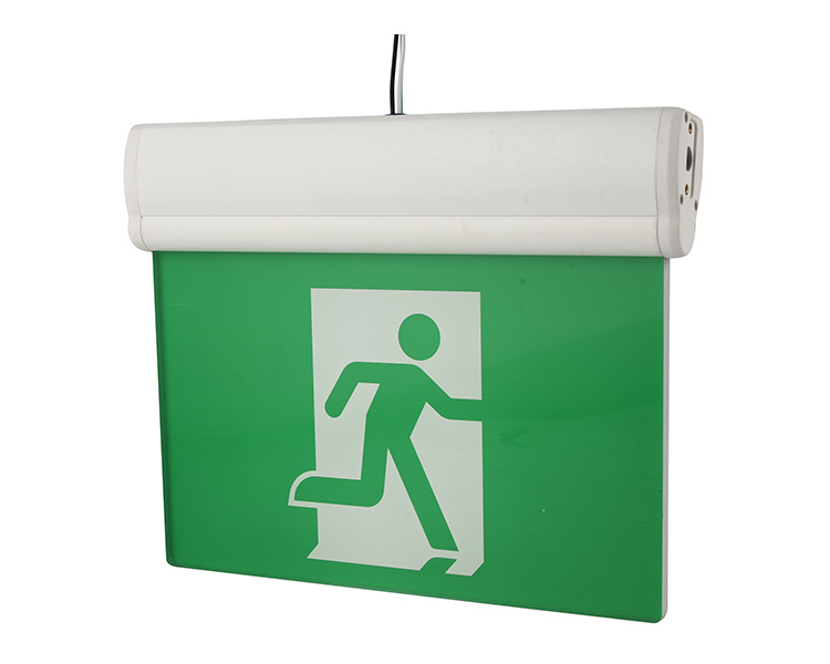 Jelrm aluminium 6 inch lopende man LED nooduitgang bord