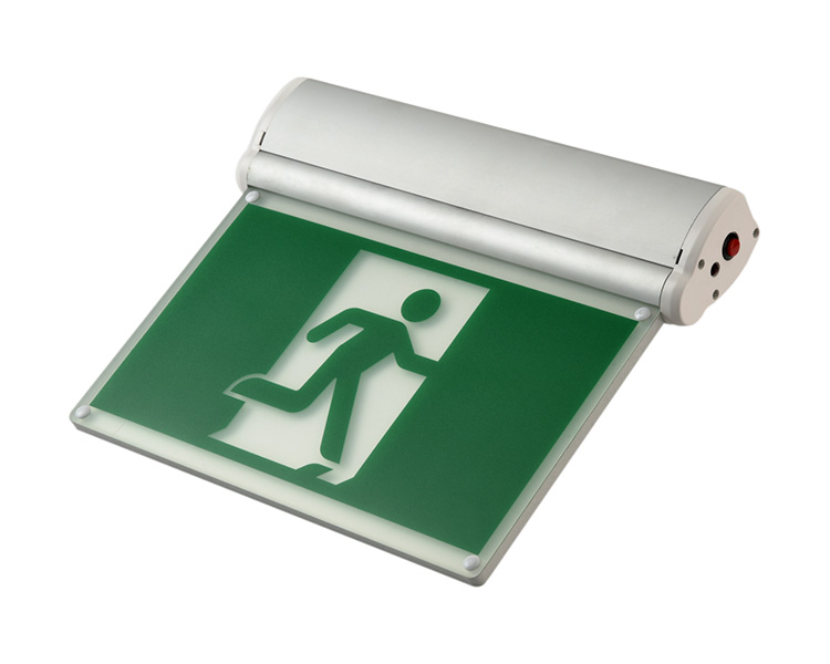 Jelrm aluminium 6 inch lopende man LED nooduitgang bord