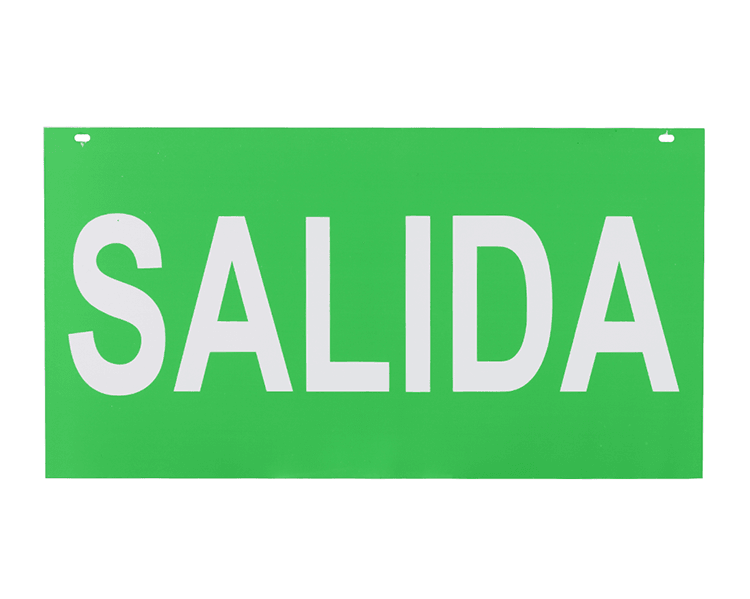 Salida teken acrylpaneel