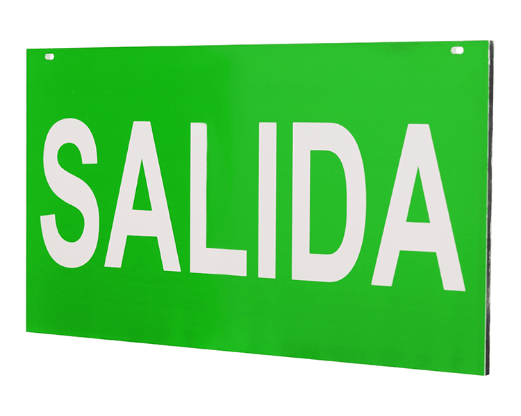 Salida teken acrylpaneel