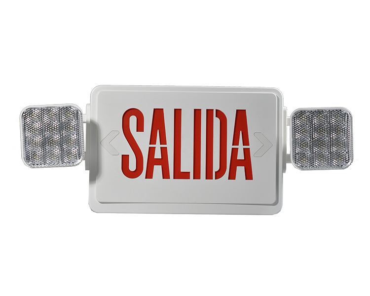 JLEC2RW-SA RODE LED Combo Emergency Salida Sign