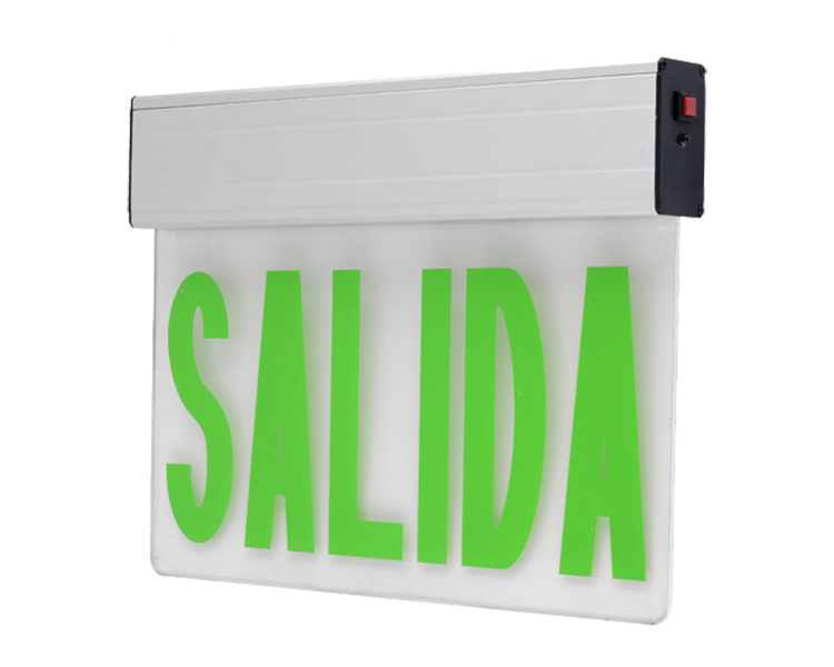 Jel1GW Single Face 6 inch 12 LED -nooduitgangsbord