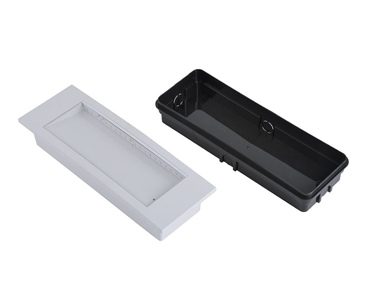 LE511ad Clear polycarbonaat Diffuser & ABS Housing Emergency Light