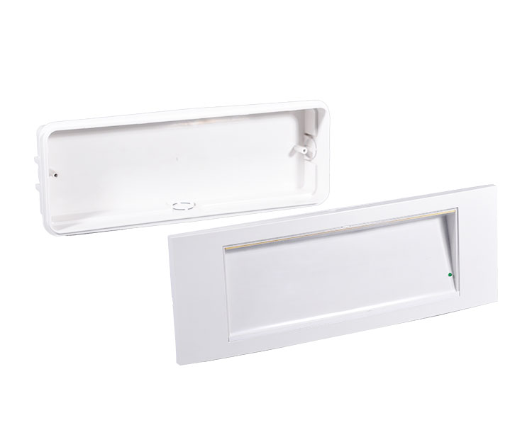 LE511ad Clear polycarbonaat Diffuser & ABS Housing Emergency Light
