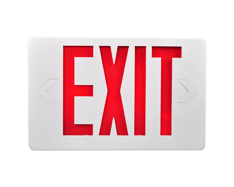 Jleed2rwem-New Slim Red Led Exit Sign