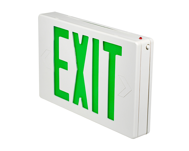 JEE2GWE-6 inch UL-goedgekeurde groene exit-borden