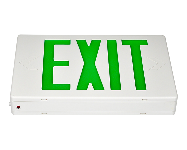 JEE2GWE-6 inch UL-goedgekeurde groene exit-borden