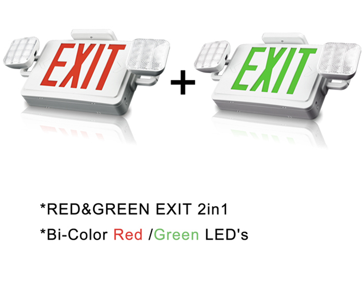 JLEC2BCW-BI-Color LED-combo-uitgangsbord met LED-hoofden