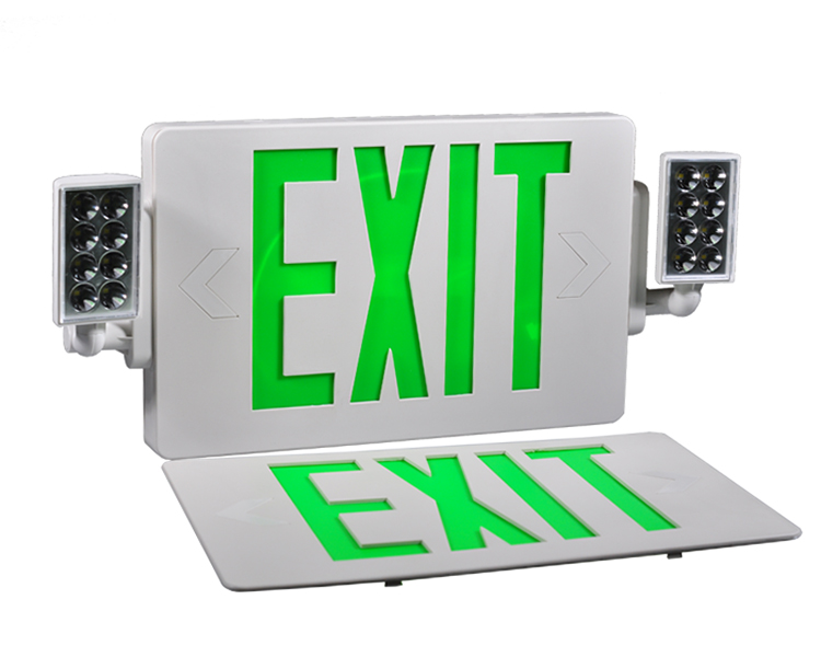 JLECD2GW-Green Emergency Fire Exit Lights met LED-koppen