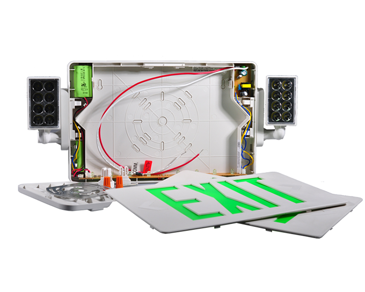 JLECD2GW-Green Emergency Fire Exit Lights met LED-koppen