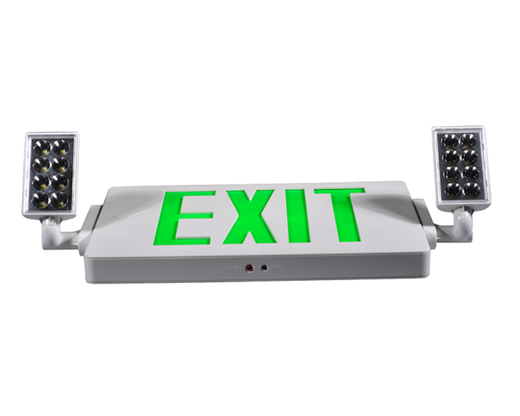 JLECD2GW-Green Emergency Fire Exit Lights met LED-koppen