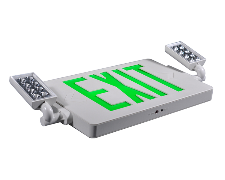 JLECD2GW-Green Emergency Fire Exit Lights met LED-koppen