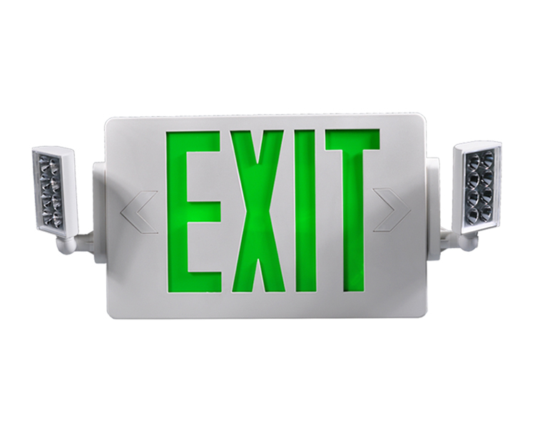 JLECD2GW-Green Emergency Fire Exit Lights met LED-koppen