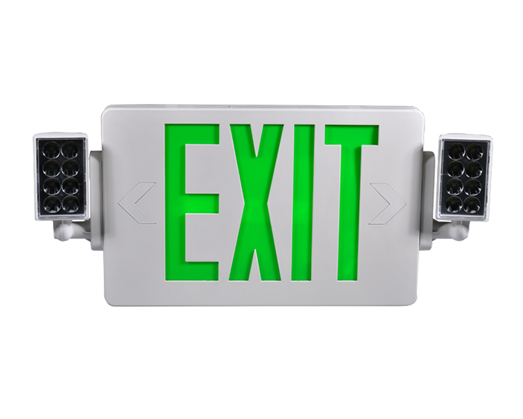 JLECD2GW-Green Emergency Fire Exit Lights met LED-koppen