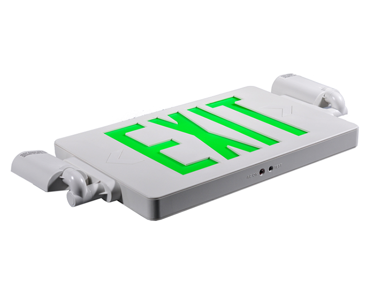 JLECD2GW-Green Emergency Fire Exit Lights met LED-koppen