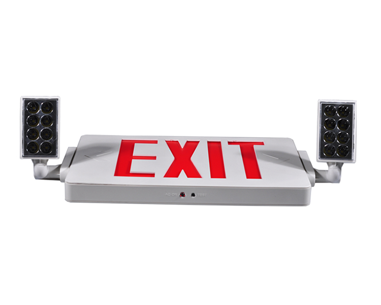 JLECD2RW-Emergency Fire Exit Lights met rode letters