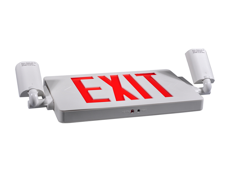 JLECD2RW-Emergency Fire Exit Lights met rode letters