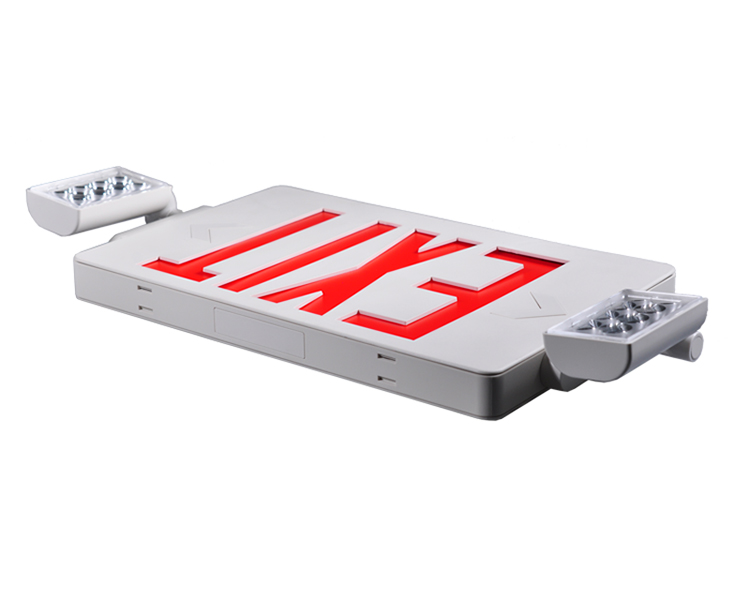 JLECD2RW-Emergency Fire Exit Lights met rode letters