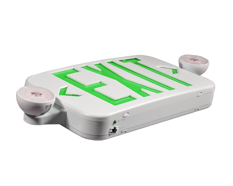 JLECE2GW-New Compact Green Exit Sign