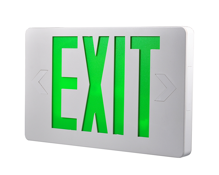 Jleed2Gwem-ultra felgroen Emergent Exit Sign
