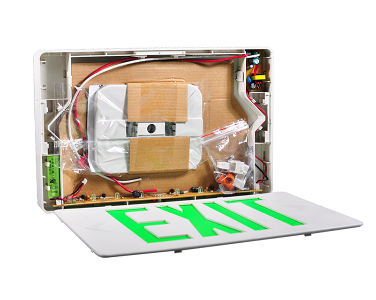 Jleed2Gwem-ultra felgroen Emergent Exit Sign