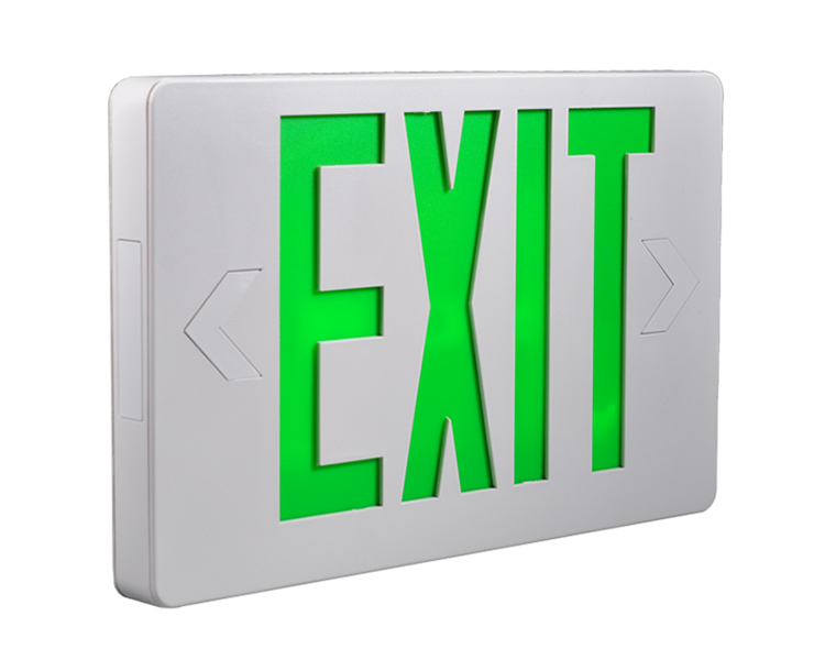 Jleed2Gwem-ultra felgroen Emergent Exit Sign