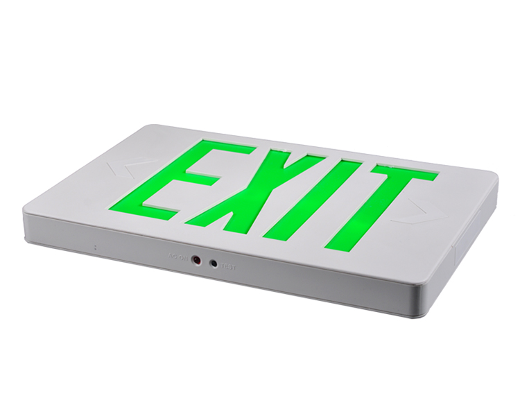 Jleed2Gwem-ultra felgroen Emergent Exit Sign