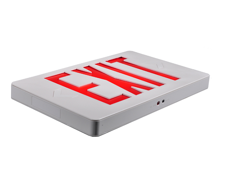 Jleed2rwem-New Slim Red Led Exit Sign