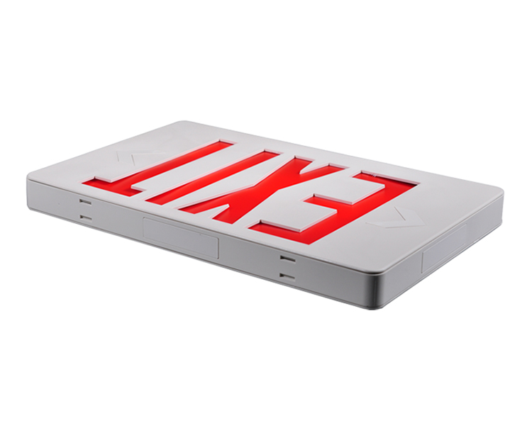 Jleed2rwem-New Slim Red Led Exit Sign