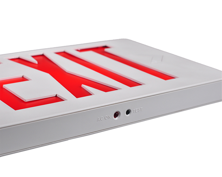 Jleed2rwem-New Slim Red Led Exit Sign