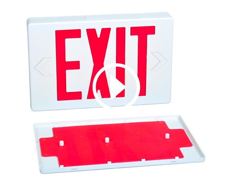 Jee2rwe-ul keurde Red Exit-borden goed