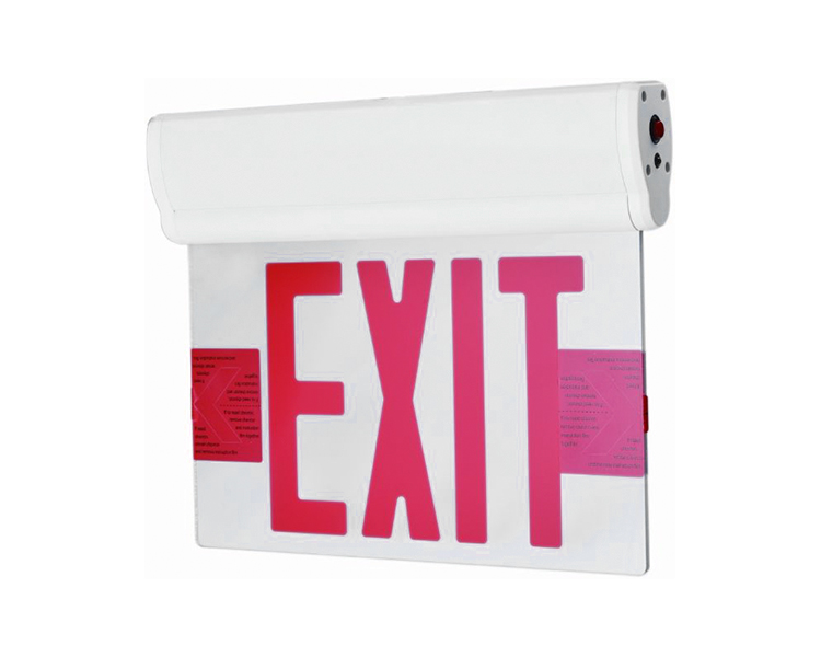 Jelcex1rm-single gezicht led exit licht met zilveren mylar