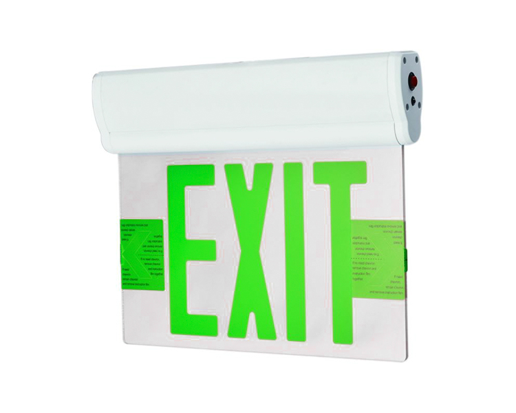 Jelcex2gm-Double Face Silver Mylar LED exit-bord
