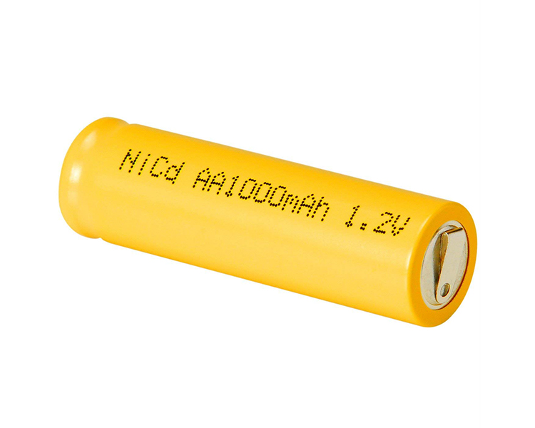 NI-CAD-batterij 1.2V 1000mAh