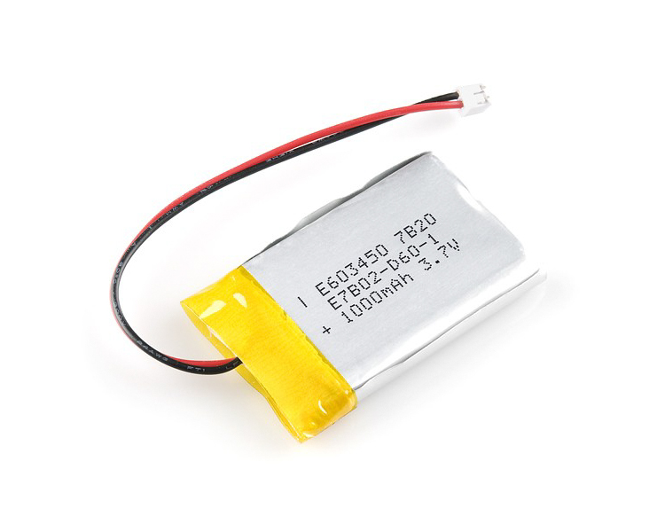 Li-ion batterij 3.7V 1000 mAh