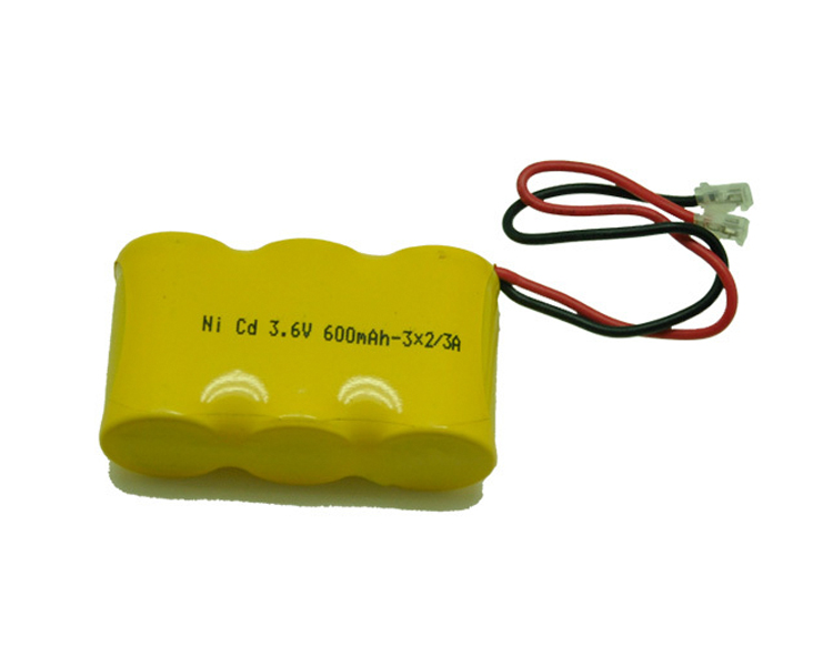 NI-CAD-batterij 3.6V 600MAH