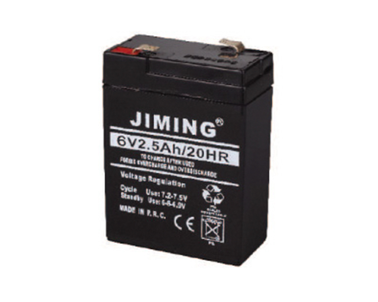 Oplaadbare loodzuurbatterij 6V 2.5Ah