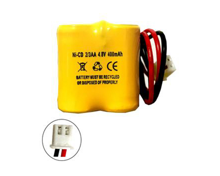 NI-CAD-batterij 4.8V 400mah